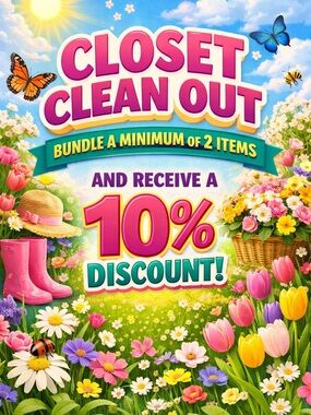 Closet Clean Out 10% Discount